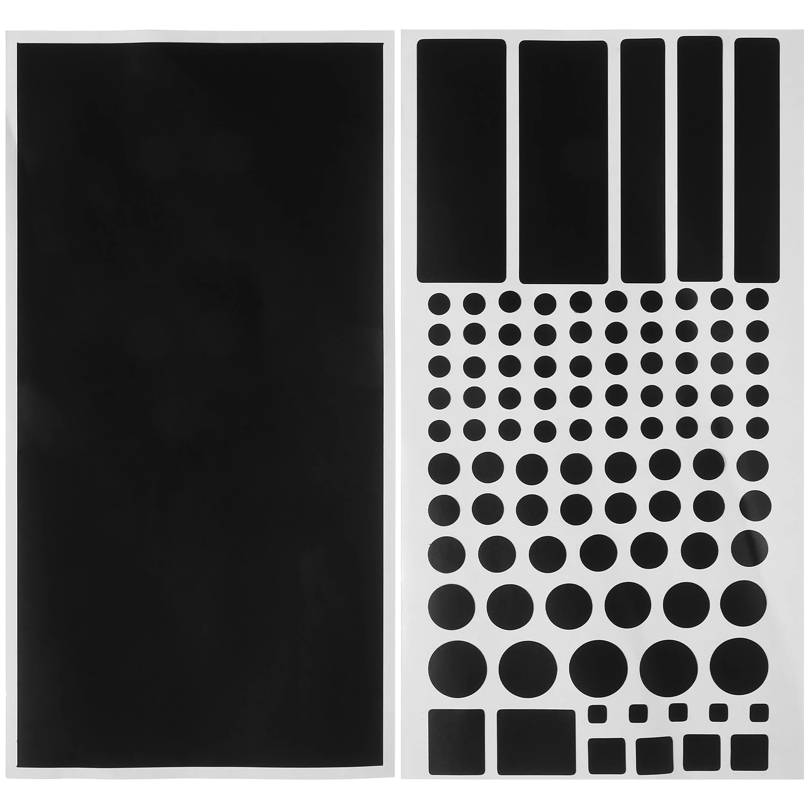 

2 Sheets Electric Tape Black LED Light Shielding Sticker Dimming Stickers Reflective Cover Shading