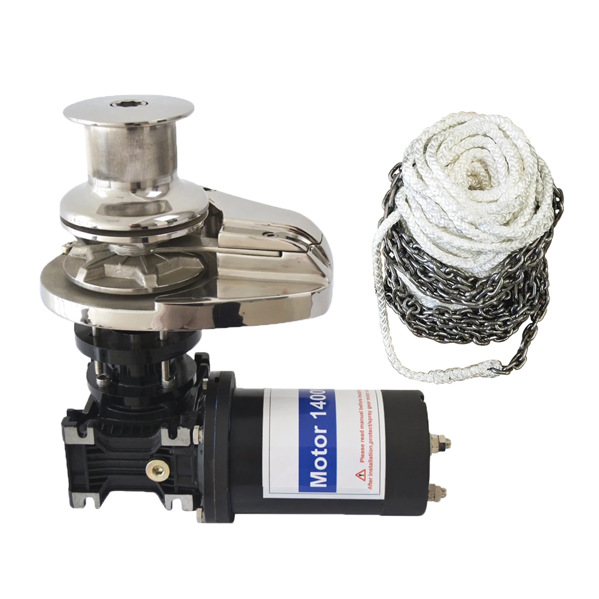 ZD 12V 24V قارب مرساة عمودية Windlass Capstan مرساة ونش لسفينة اليخوت #2