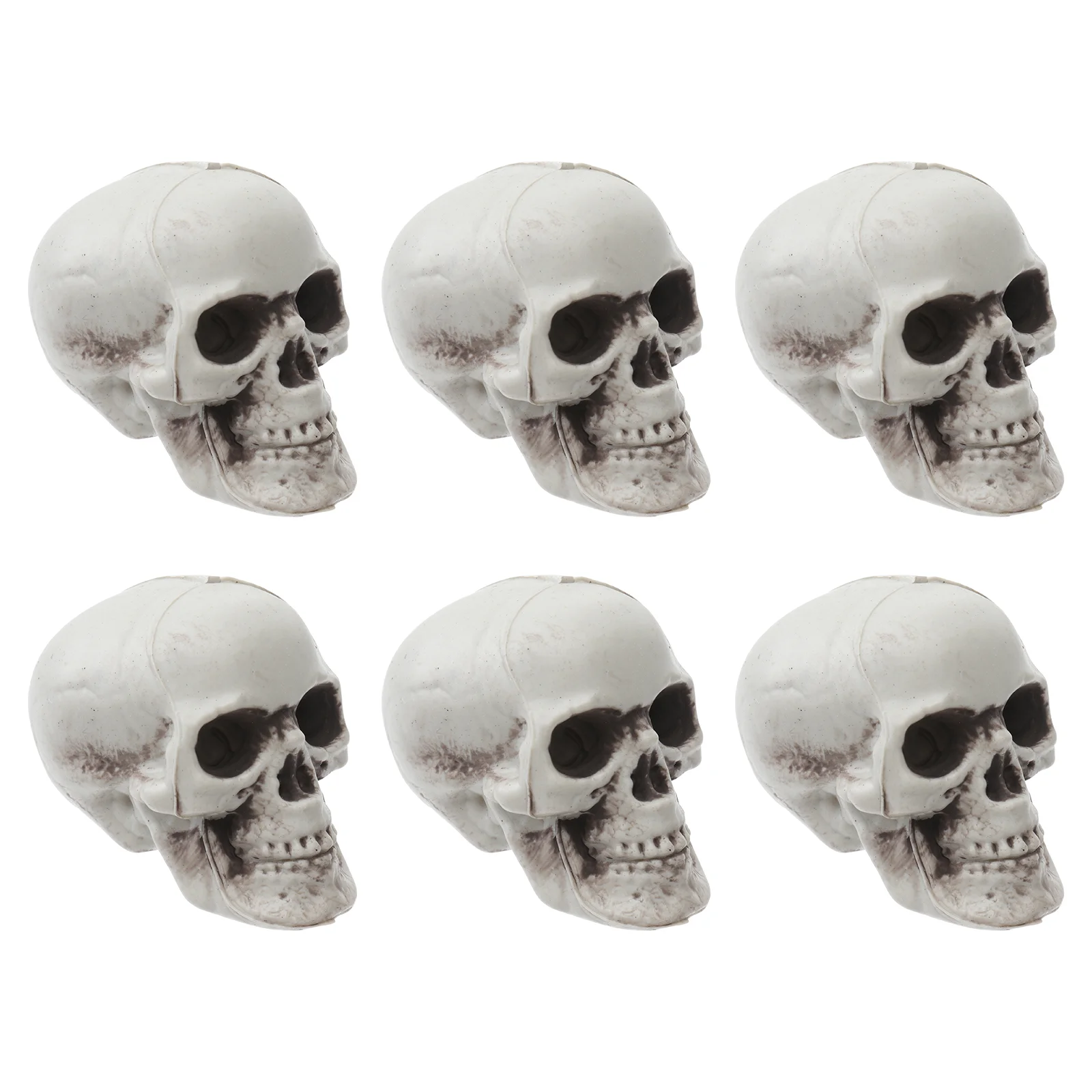 6 Pcs Halloween Window Decor Props Gadgets Party Decorations Skull Ornament