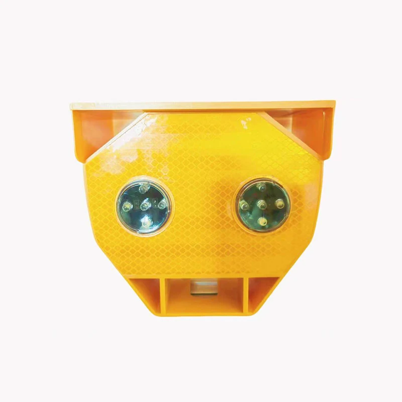 Solar Strobe Lights Cat Eye Induction Strobe Synchronized Flashing Warning Light Flash Safety Signal Lamp