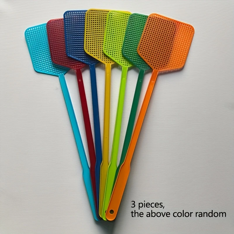 Plastic home fly swatter, manual pest control swatter, suitable for home yards, apartments, and dormitories