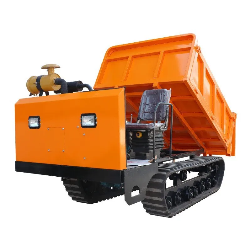 3 Tons Of All-Terrain Crawler Hydraulic Dump Diesel Transport Truck