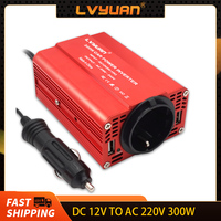 Inverter 12V 220V Modified Sine Wave Inverter 300W Peak Power USB Socket Auto Inversor Converter Car Inverter CE