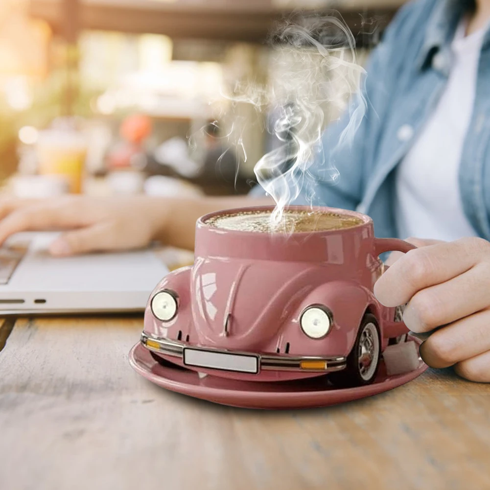 كوب قهوة مبتكر على شكل خنفساء مقاوم للحرارة، كوب قهوة مضحك بسعة كبيرة، كوب شاي مبتكر لكوب تزيين المكتب #2