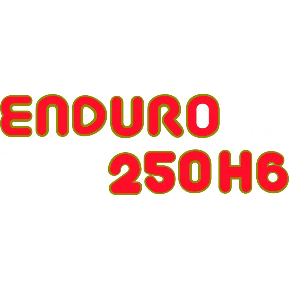 Classic motorcycle compatible sticker MONTESA Enduro 250 H6