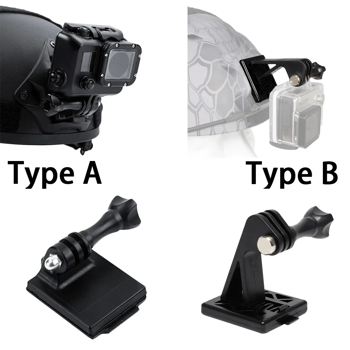 Nylon FAST MICH NVG Helmet Adapter Tactical Helmet Fixed Base Mount For GoPro Hero Action Camera Holder CS Games Outdoor Hunting