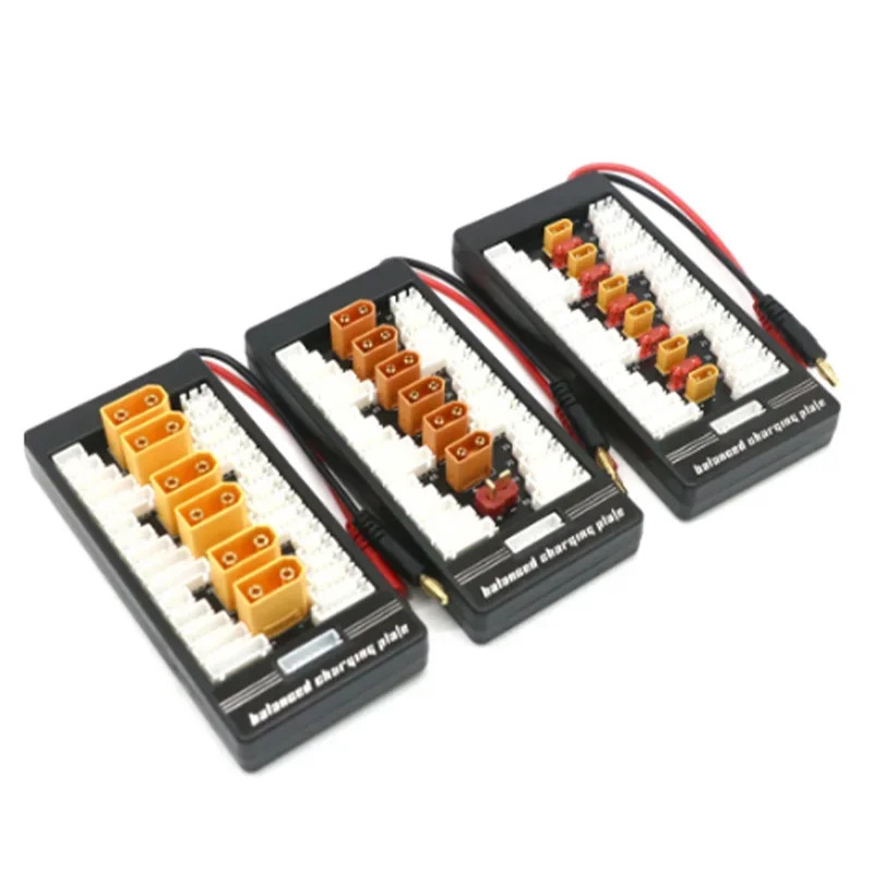 Xt60 Xt30 Xt90 T-plug Parallel Lipo Battery Charging Board 2-6s For Isdt Q6 Pl6 Pl8 Charger Imax B6 B6ac B8 Charger