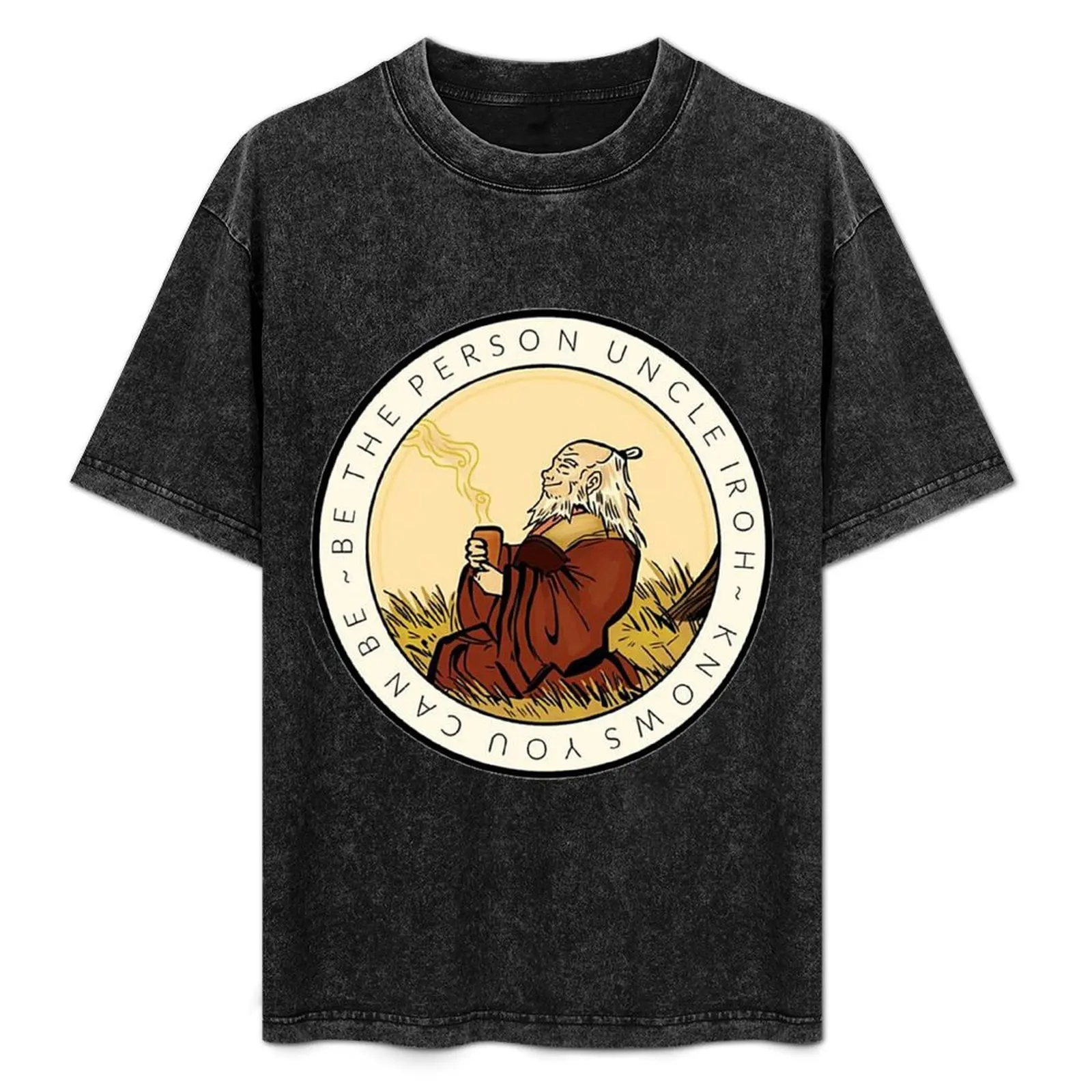 

The Person Uncle Iroh T-Shirt Large Size Breathable Tee