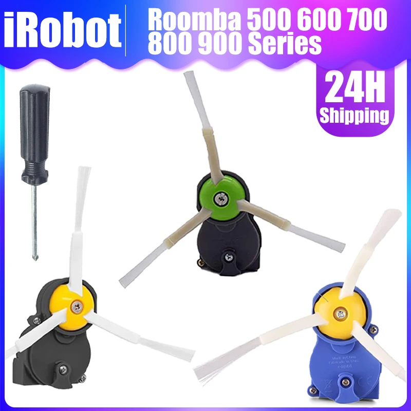 เปลี่ยนโมดูลมอเตอร์แปรงด้านข้างเข้ากันได้กับ iRobot Roomba E6 E5 i7 500 600 700 800 900ชุดเครื่องดูดฝุ่น