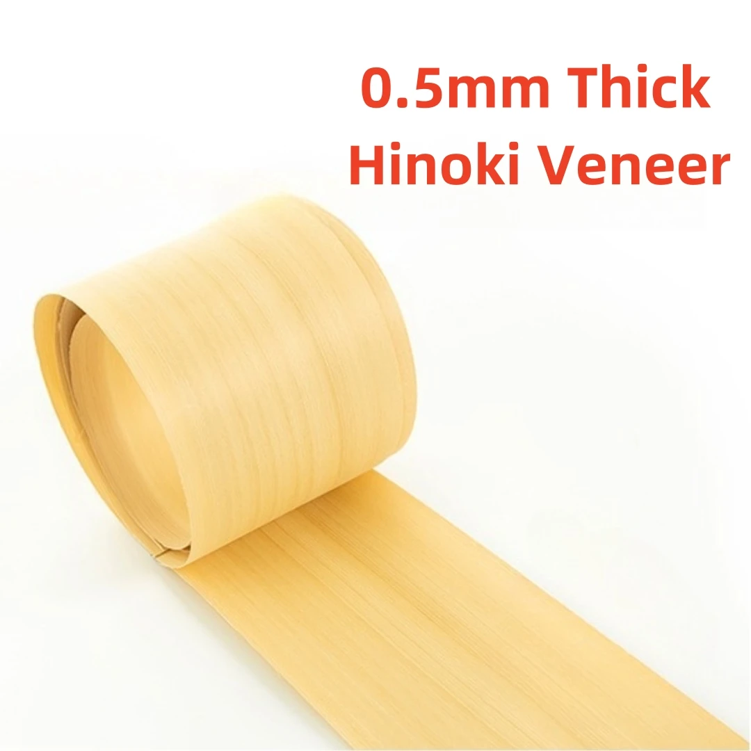 

0.5mm Thick Natural Hinoki Straight Grain Wood Veneer for Furniture Crafting Interior Design ( Japanese Cypress )