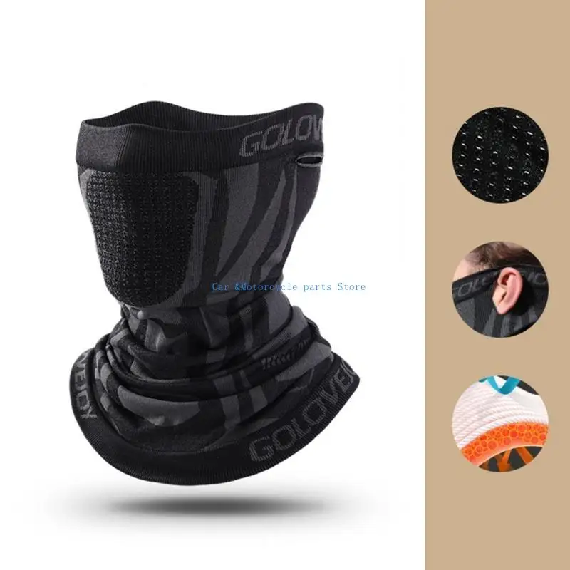 

Y9UC Face Shield Cycling Neck Buffs Motorbike Mask Winter Headband Hiking Scarf Cover