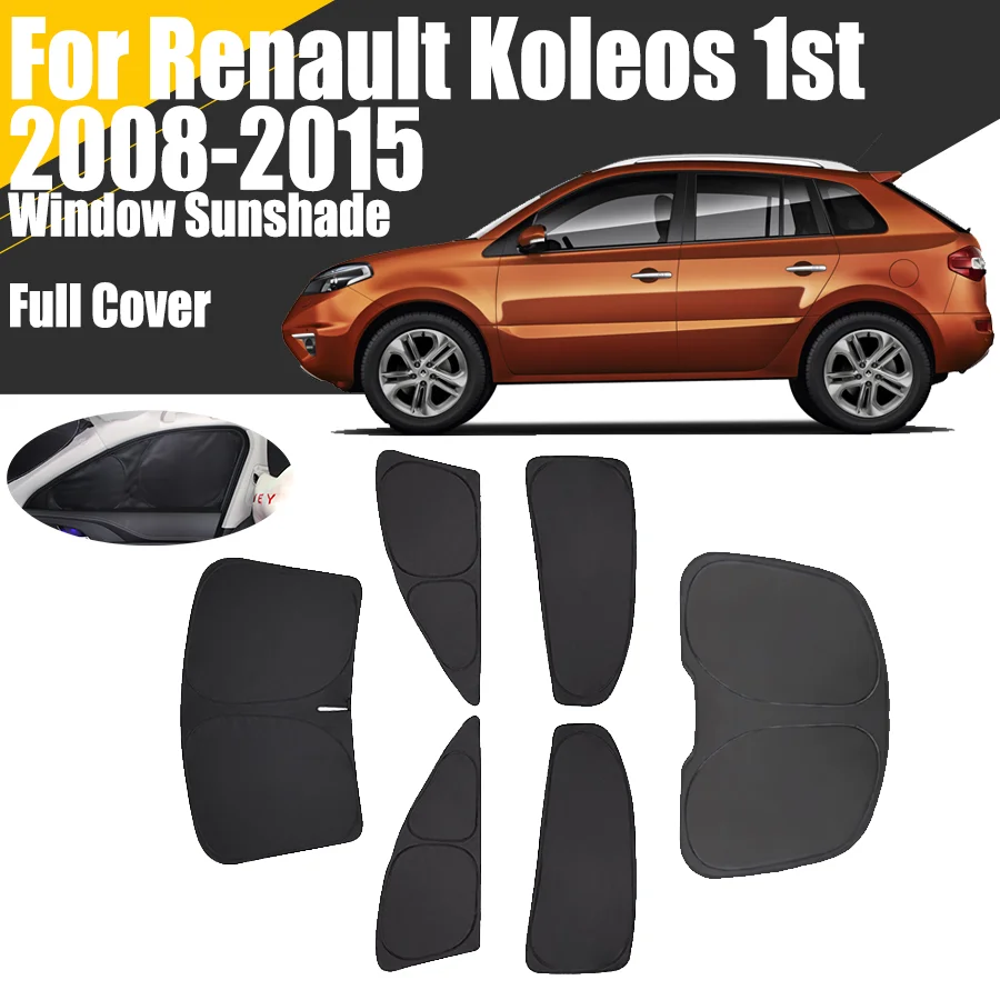

Custom Full Cover Car Window Sunshade For Renault Koleos 1st 2008 - 2015 Privacy Blind Curtain Front Windshield 2010 2012 2013