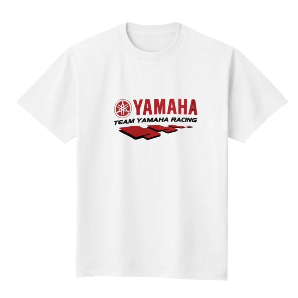 

Новинка 2025 года, мужская футболка, многоцветная, Yamaha, гоночный локомотив с принтом, летняя свободная футболка с круглым вырезом и коротким рукавом