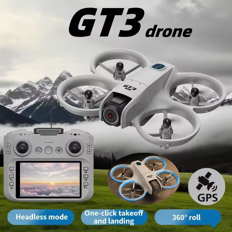 جديد GT3 8K HD الطائرة بدون طيار GPS كاميرات المهنية الجوية تجنب عقبة التحكم عن بعد فرش مع أجهزة التحكم عن بعد التي تعمل باللمس RC 18000M 2025
