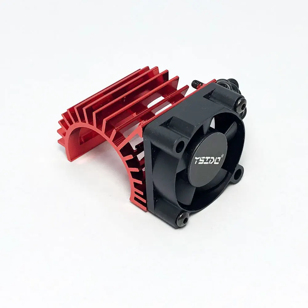 Osłona silnika elektrycznego YSIDO, radiator, wentylator chłodzący 380 390 540 do samochodów RC Wltoys 124017 124016, silniki bezszczotkowe 2838 2845 3650 3660