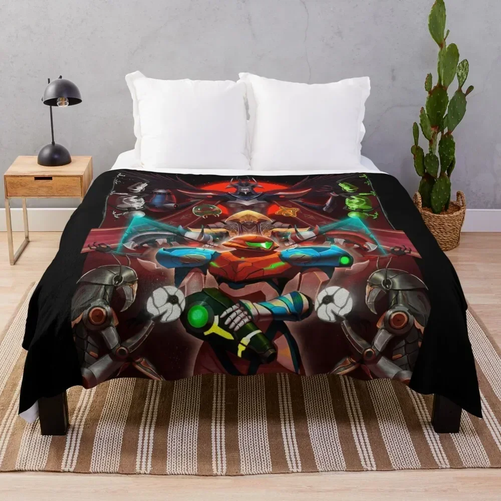 

Metroid Dread Throw Blanket Cozy Throw Blanket Birthday Gift for Him Her