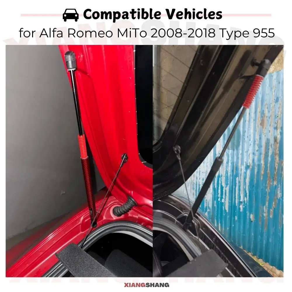 

Auto Pop-Up Trunk Struts for Alfa Romeo MiTo 2008-2018 Type 955 3-door hatchback Automatic Opening Lift Supports with Springs