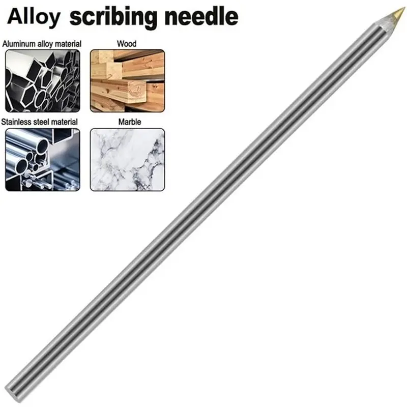 A55F-Carbide Glass Marker Pen For Tile Cutting, Glass Tile Cutter With Hard Metal Scriber, Marker For Marble Steel