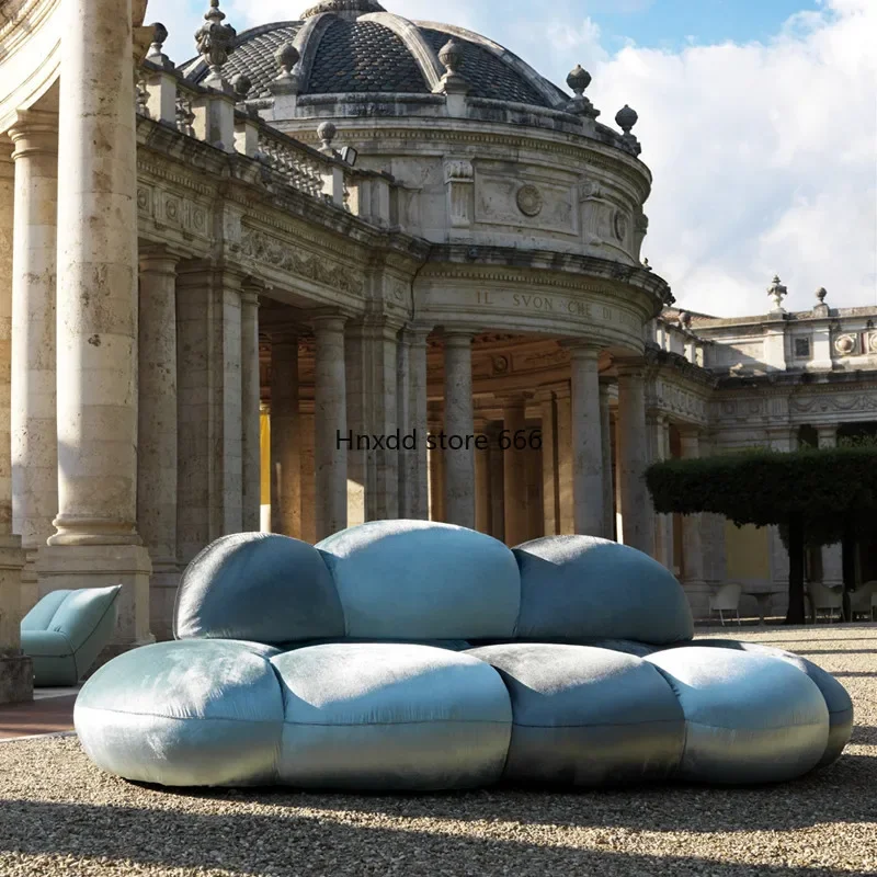 Cloud sofa model room exhibition hall reception leisure art sofa chair