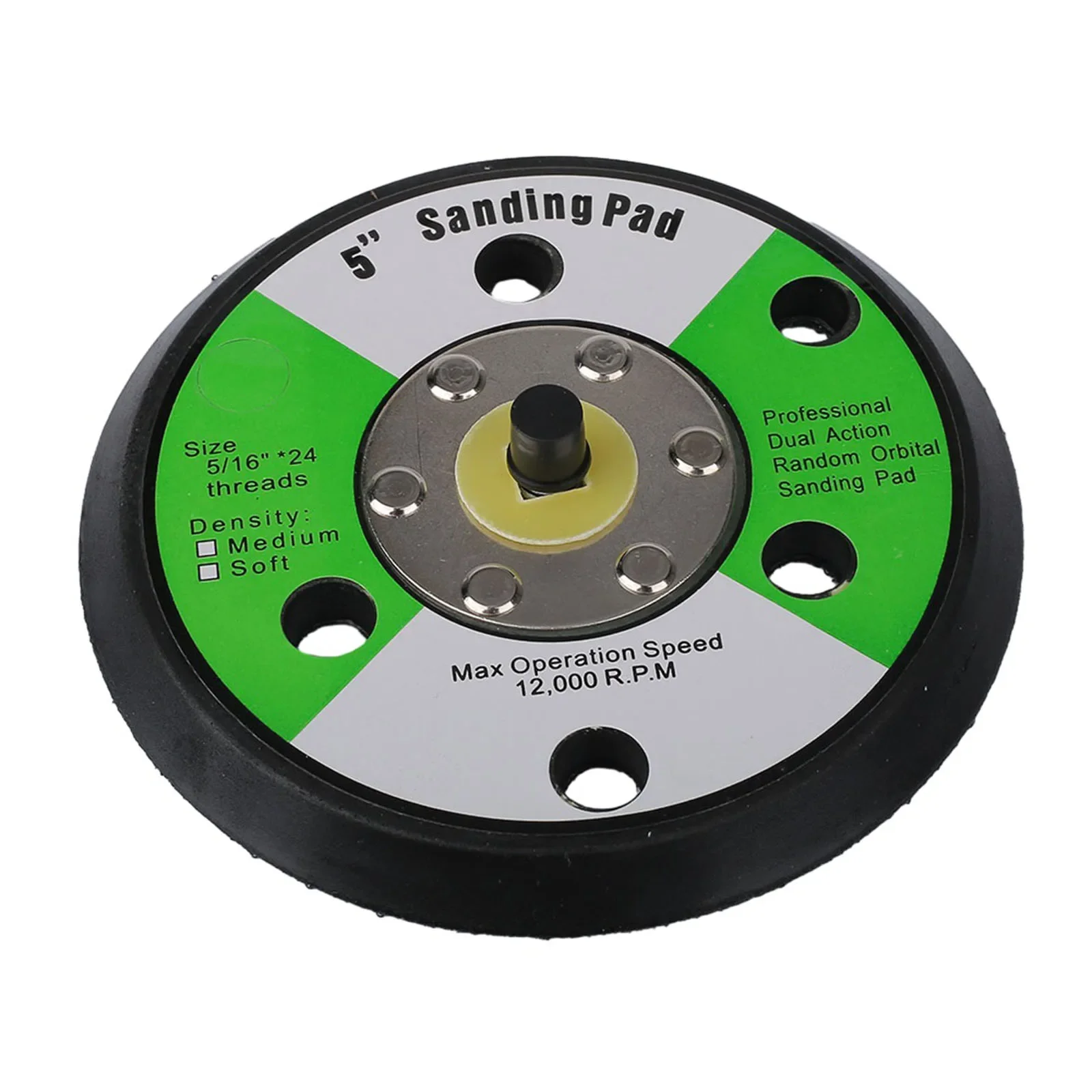 Enhance Your Sanding Experience with 5in Sander Backing Pad Provides Strong Grip and Stability for Sanding Discs