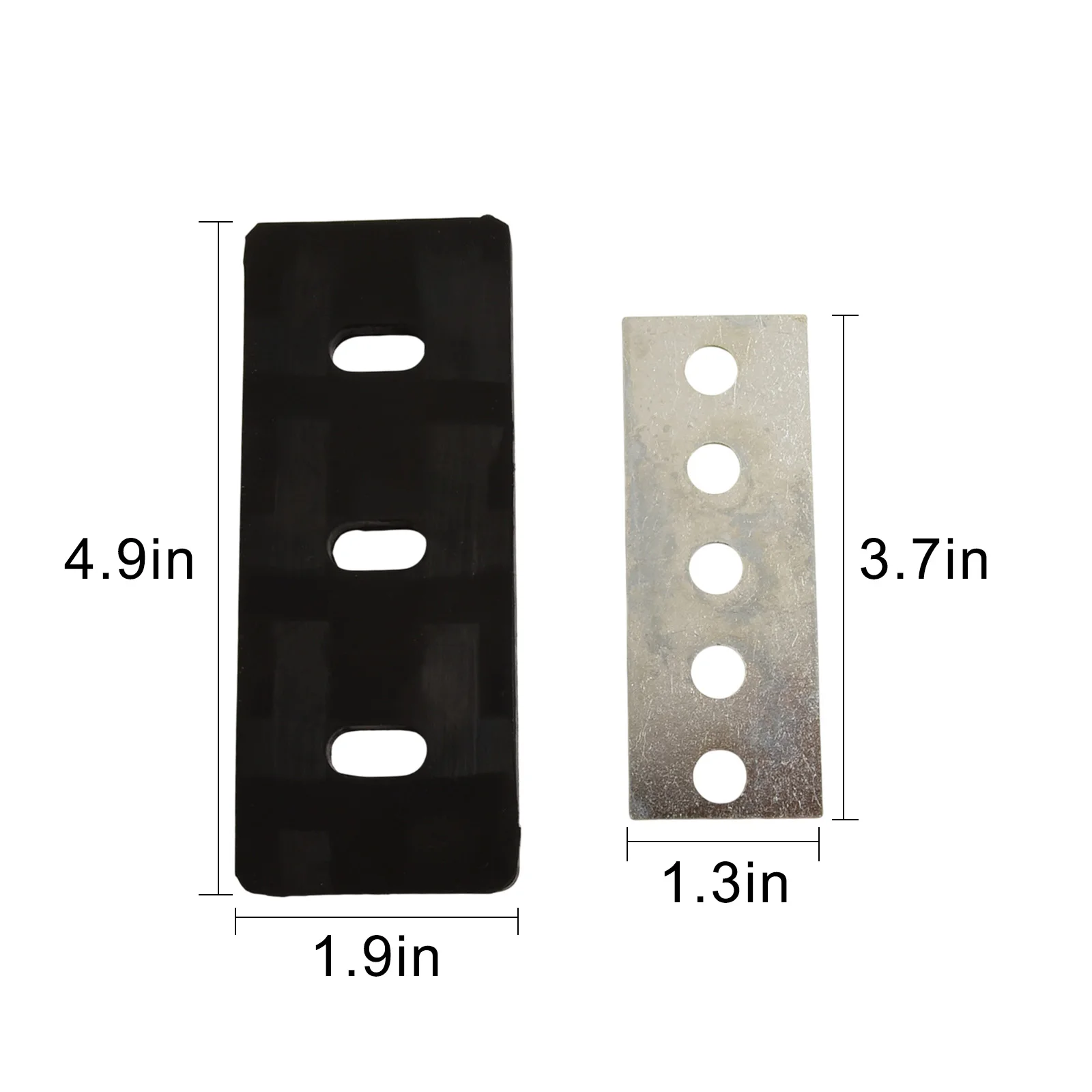 Efficient Snow Blower Blade Accessory SBR Rubber Material Self-Tapping Screws Tensile Strength 725 PSI Snow Blower Accessories