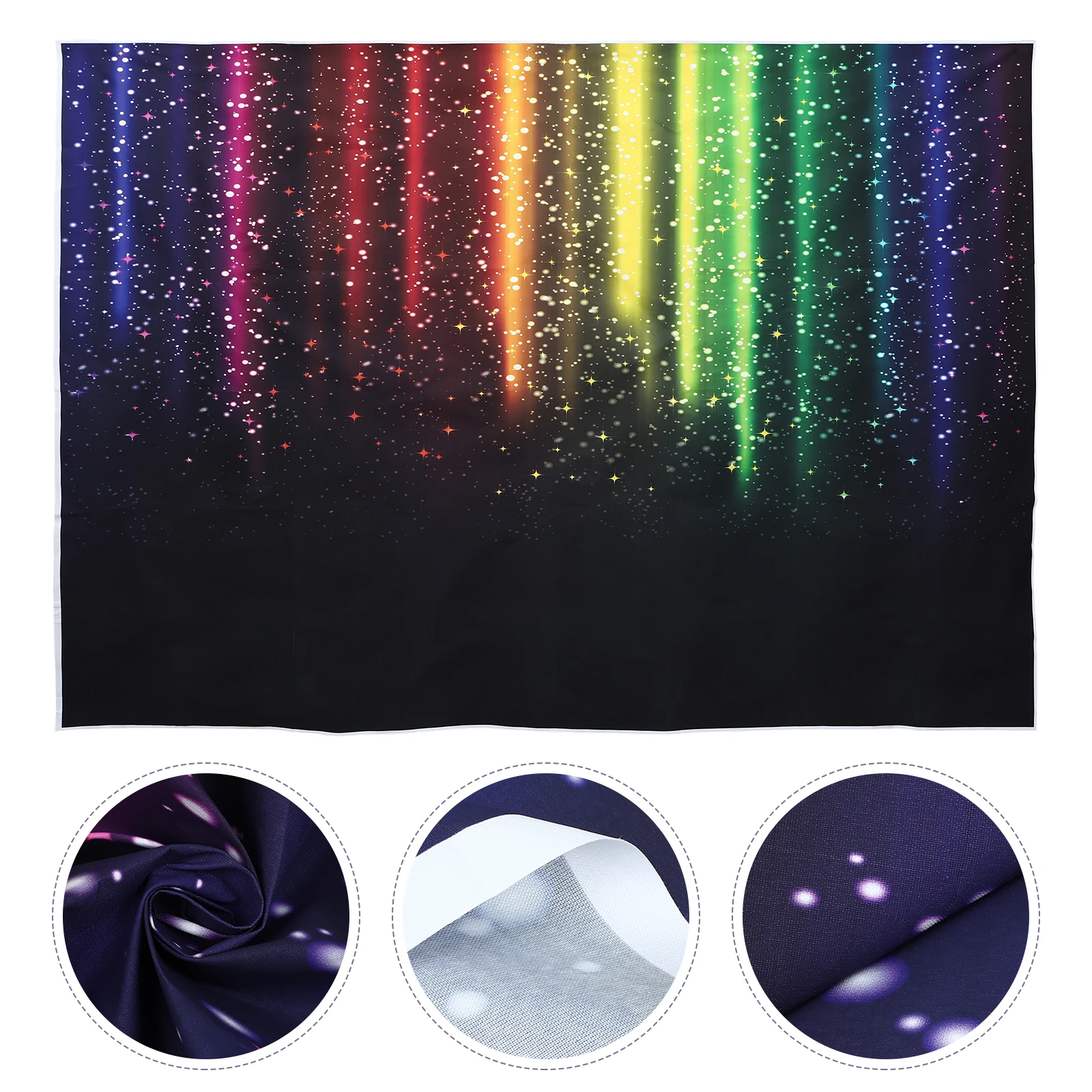 

Colorful Rainbow Background Cloth Party Photo Backdrop Photography Backdrop Dance Disco Decor Photo Background