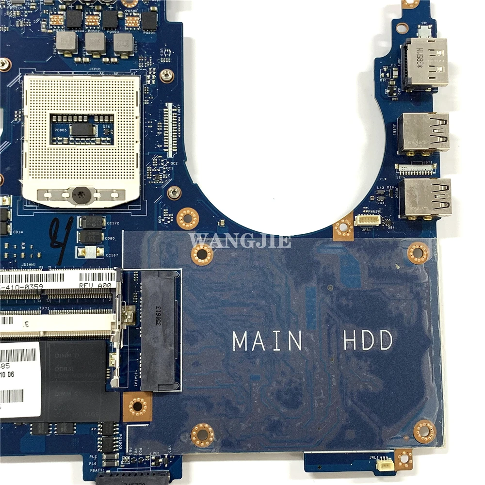 Imagem -05 - Placa-mãe Laptop Recondicionado Dell Precisão M6800 Hm87 Mainboard La-9781p 0xwc1m Sr17d Ddr3 100 Testado