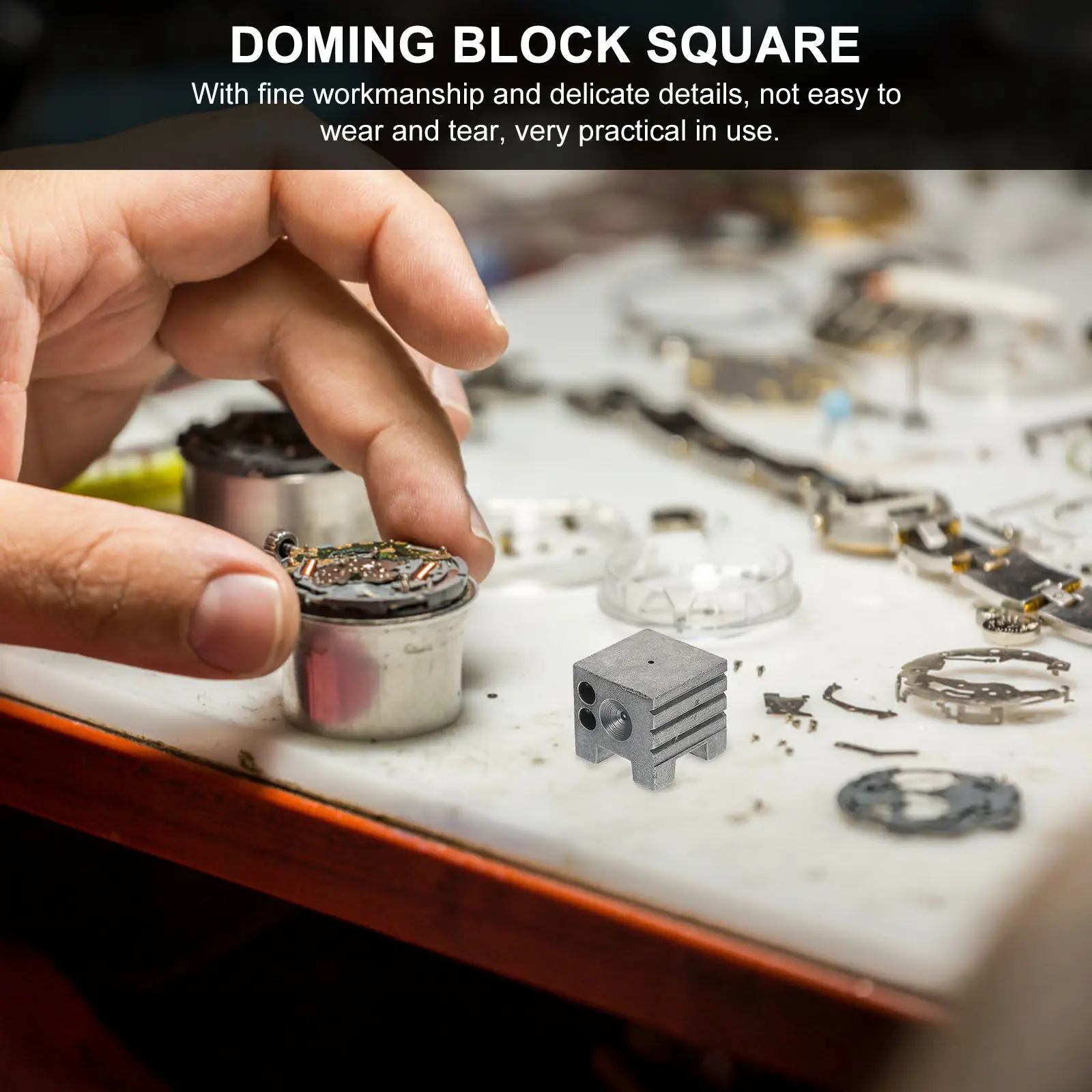 Jewelry Repair Block Holder – Dapping Block for Doming, Soldering & Metalworking