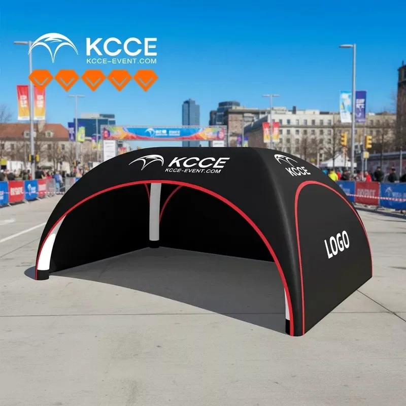 Custom Logo Motorcycle Rally Racing Sport Business Gazebo Promo Inflatable Dome Marquee Shade Outdoor Event Tent With Air
