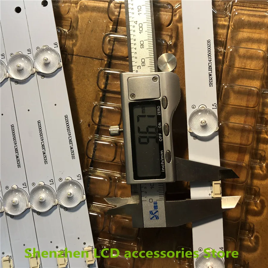 36 개/몫 FRO SKYWORTH 32_3X8 모니터 패널 SH32MJE8MY3024000235 8LEDs 595mm 100% 새로운