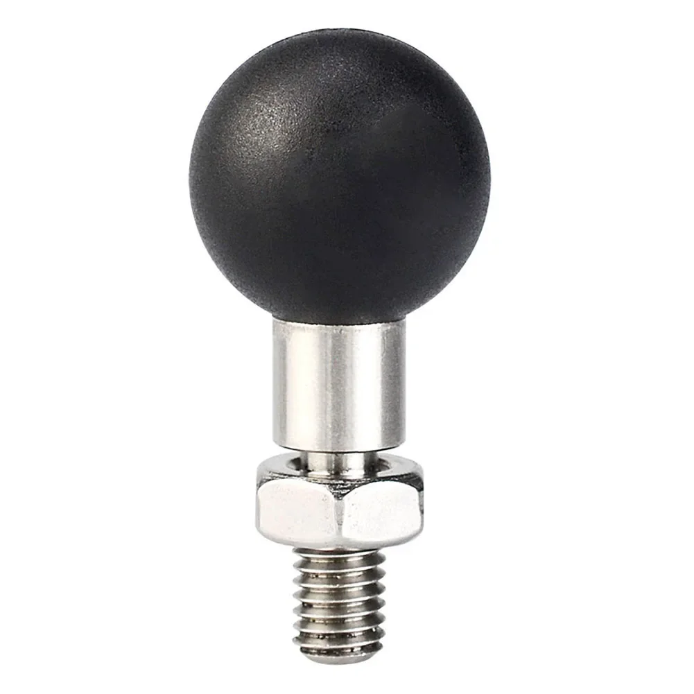 25mm Mounts Mirror Seat Ball Head M10 M8 Screw Ball Head Mount Adapter M8 M10x1.25 Male Thread Mount for Motorcycle Phone Holder