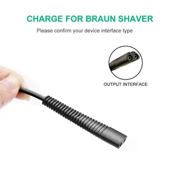 USB nabíječka pro Braun 5742 5743 5746 5770 5771 5773 5774 5775 5776 5790 5873 5874 5875 Elektrické holicí strojky Adaptér/nabíječka 8 nejlepší prodej nabíječka k epilátoru Braun - №5