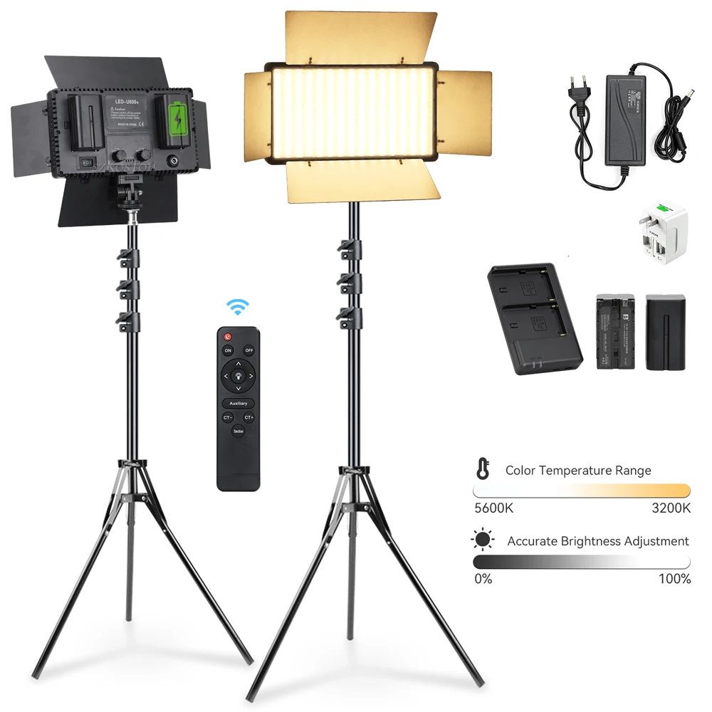 LED Photo Studio Light for Tiktok Youbute Game Live Video Lighting 3200K-5600K Useful Video Recording Photography Panel Lamp