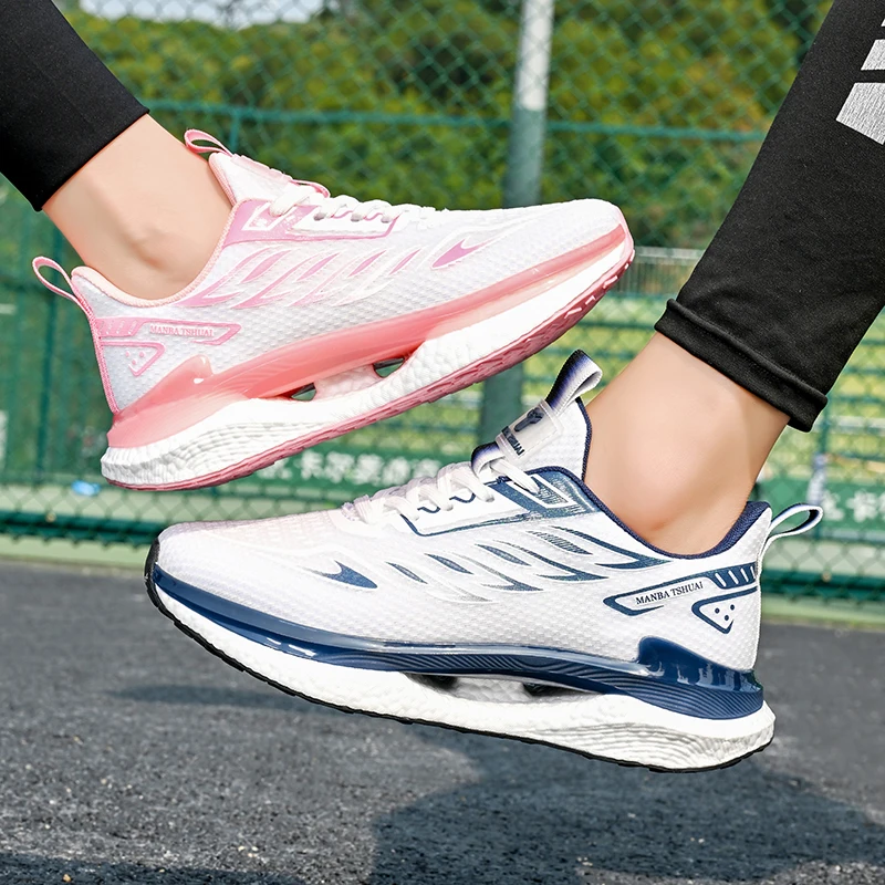 2026Men's Cushioning Running Shoes Lightweight Athletic Casual Sneakers Male Non-Slip Sports Shoes Outdoor Travel Walking Shoes