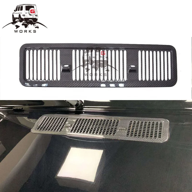 

STLF2019y+ G Class W464 Dry Carbon Hood air Vents for G63 G65 G500 G350 Carbon Fiber Hood air Vents