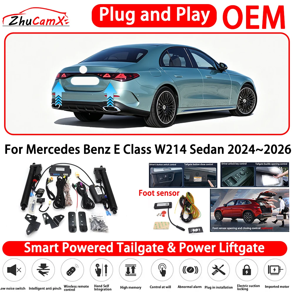 for Mercedes Benz E Class W214 Sedan 2024~2026 OEM Smart Powered Tailgate Power Liftgate Automatic Rear Trunk Tailgate Actuator