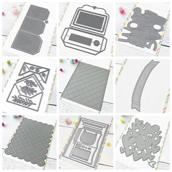Stitch Icon Tags Cutting Dies Hearts A Flutter Metal Die Cuts For DIY Scrapbooking Album Card Making Decoration Paper Craft