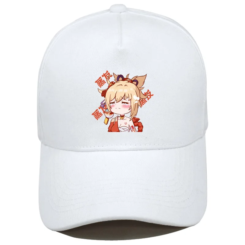 

Anime Baseball Hat Genshin Impact Cosplay Unisex Peaked Sap Cap Sun Hat Gift #9