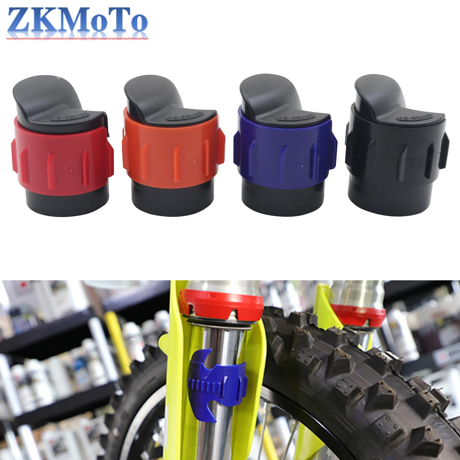 Motorcycle Front Fork Shock Absorber, 45-55MM Maintenance Cleaning Tool Suitable for CRF 50 CRF 70 Kawasaki KLX BBR