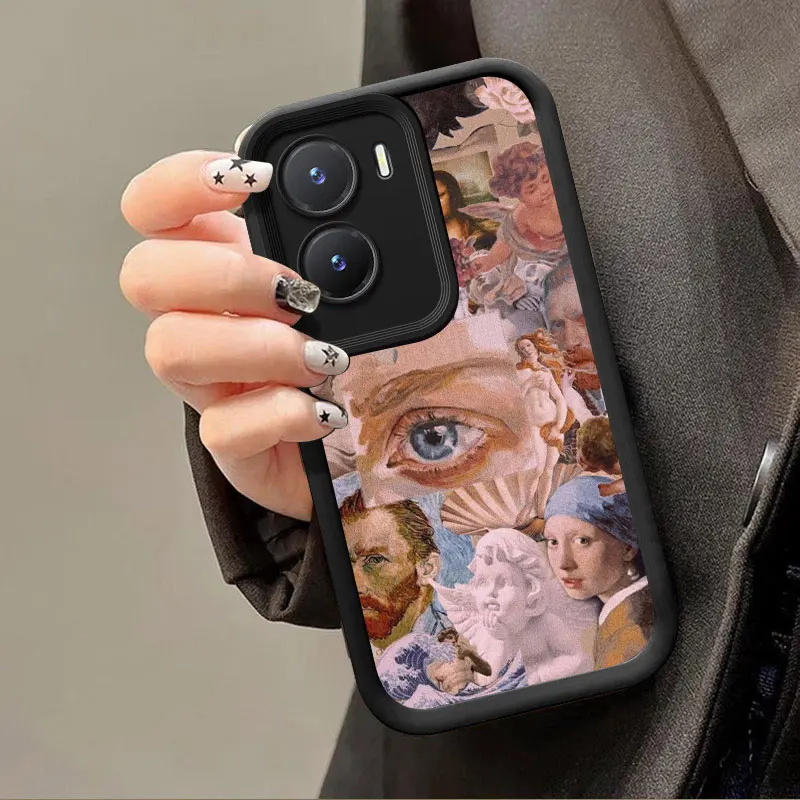 Renaissance Art Painting Phone Case For VIVO V30 X80 X90 X100 Pro V29E V30E V40 Y75 Y78 5G Y02 Y17 Y22 Y76 S Y03 Y21 Y27 Y28 Y35 image 3