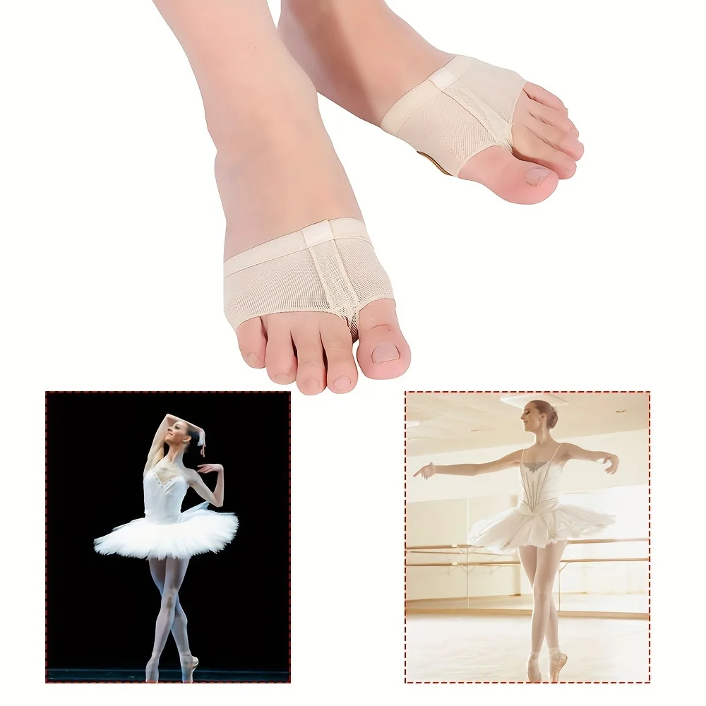 1 Pair Protective Ballet Dance Toe Pads for Kids, Girls, and Adults - Cushioned Support for Comfortable Dancing