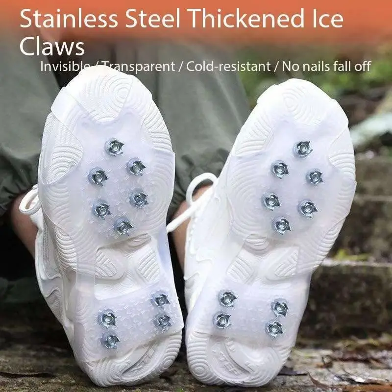 Ice Claw Shoe Cover Winter Fishing Mountaineering Shoes Nails Elderly Snow Boots Ice Scratching Ice Claw