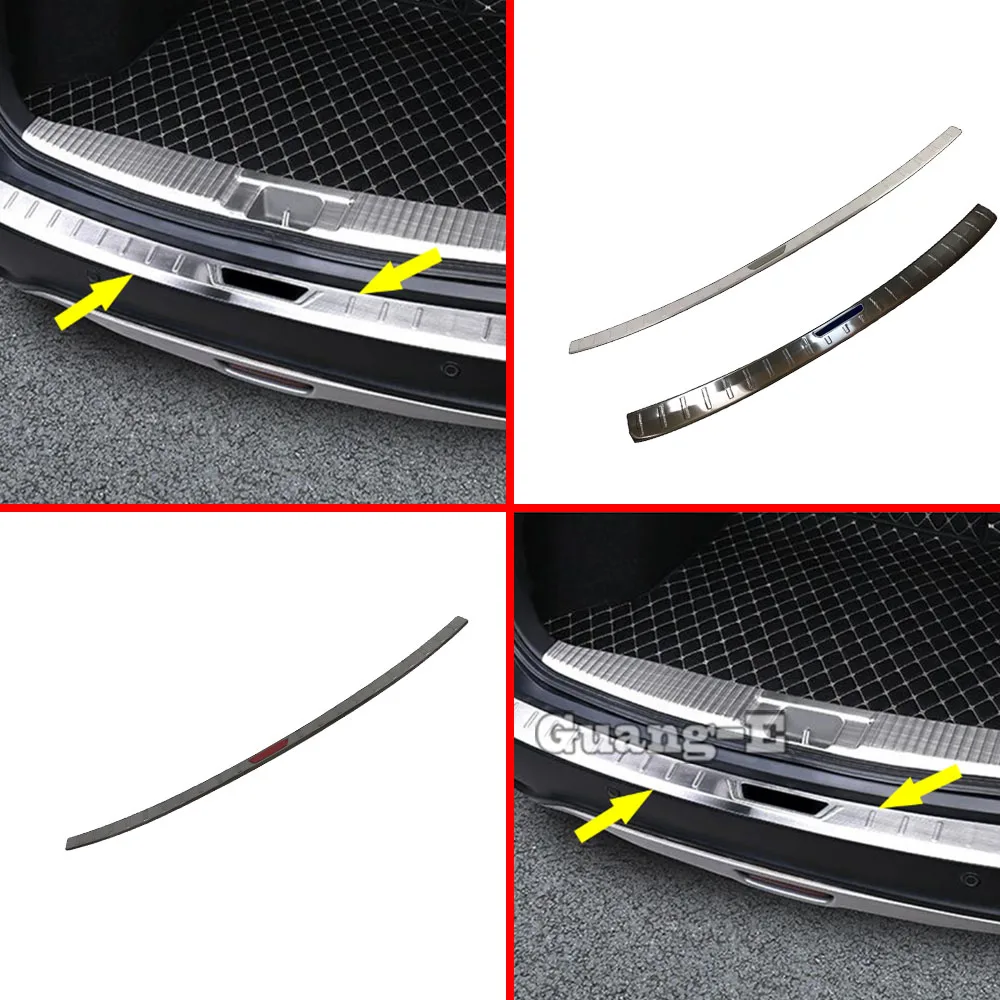 

Car Stick Outside Rear Bumper Trim Stainless Steel Scuff Sill Trunk Plate Pedal For Honda HRV HR-V Vezel 2019 2020 2021 2022