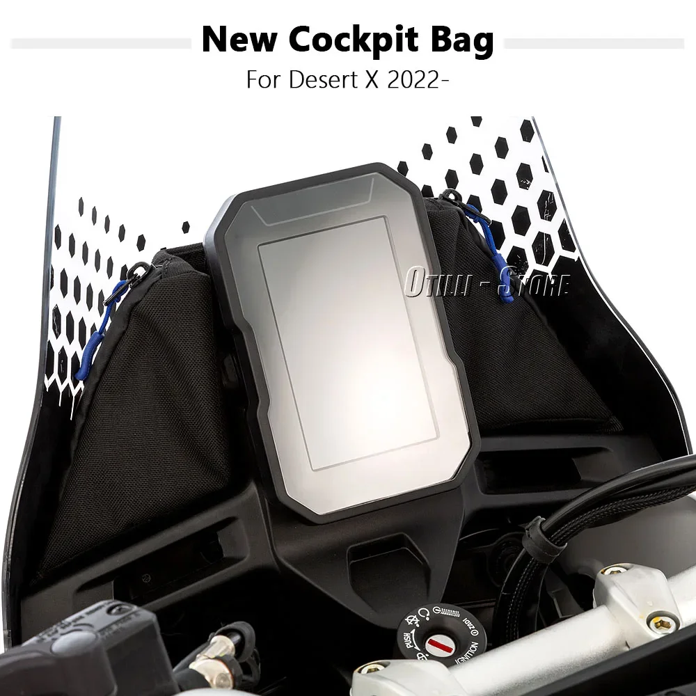 2022 2023 2024 For Ducati DesertX Desert X DESERT X Motorcycle Accessories Cockpit Bag Tool Waterproof Bags Black