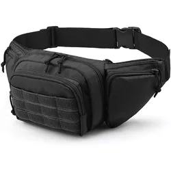 Tactical Gun Holster Fanny Pack Fits Glock K Ruger S&W M& P Shield Taurus Sig Sauer Springfield Beretta Kimber Walther