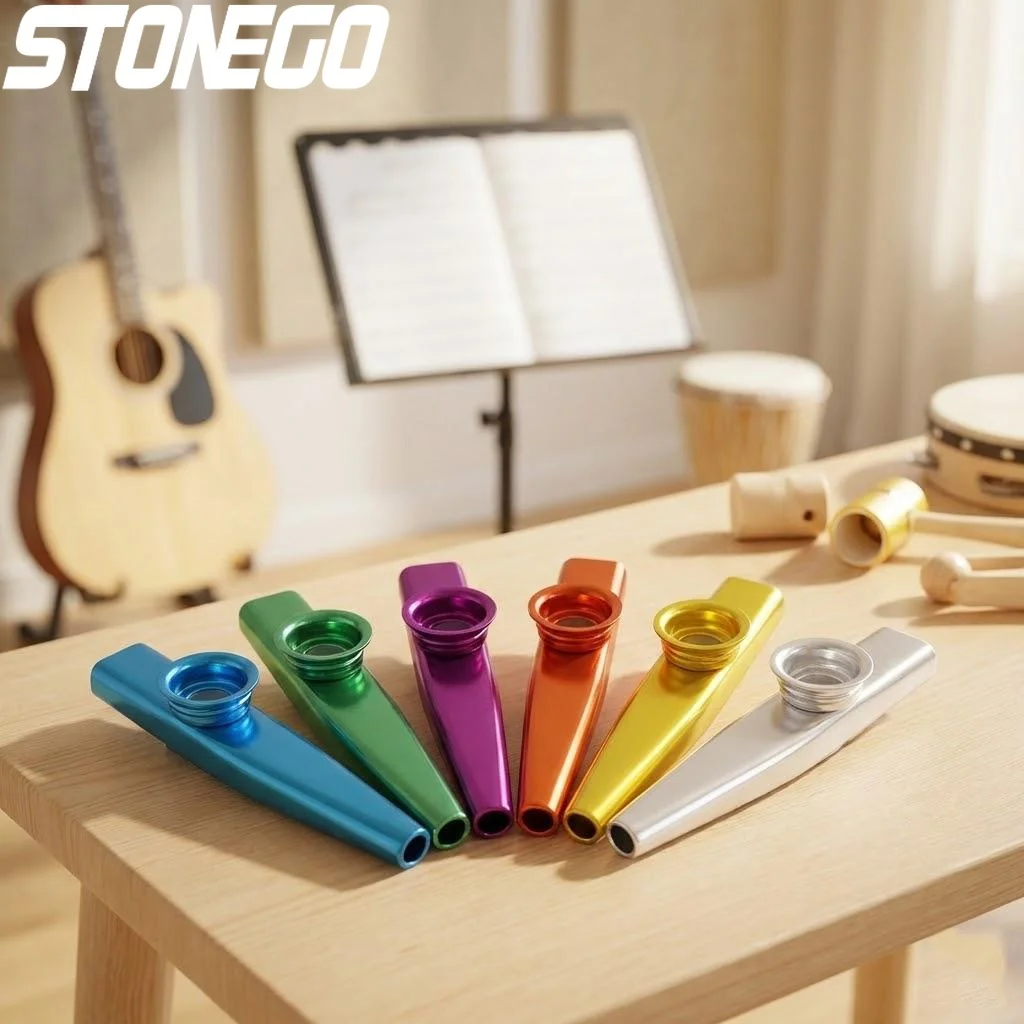 

Metal Kazoo for Beginners Easy to Play Perfect Musical Instrument for Guitar and Ukulele Accompaniment