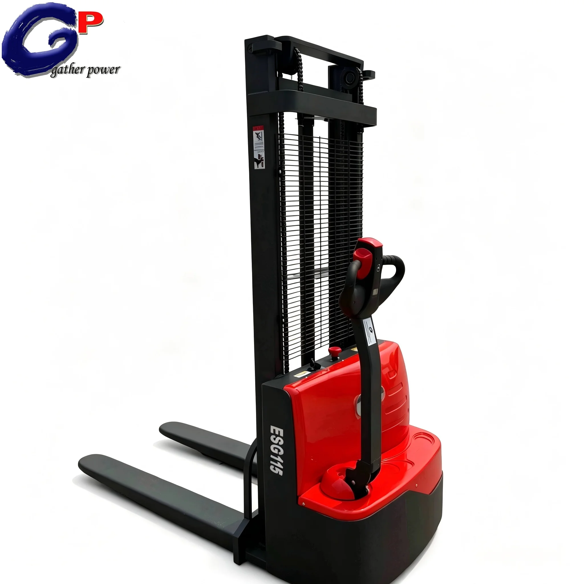 

ESG115 1.5T Electric Stacker: 3m 2-Stage Mast, 24V/85Ah, 1220mm Forks, Curtis, Smart Charger.