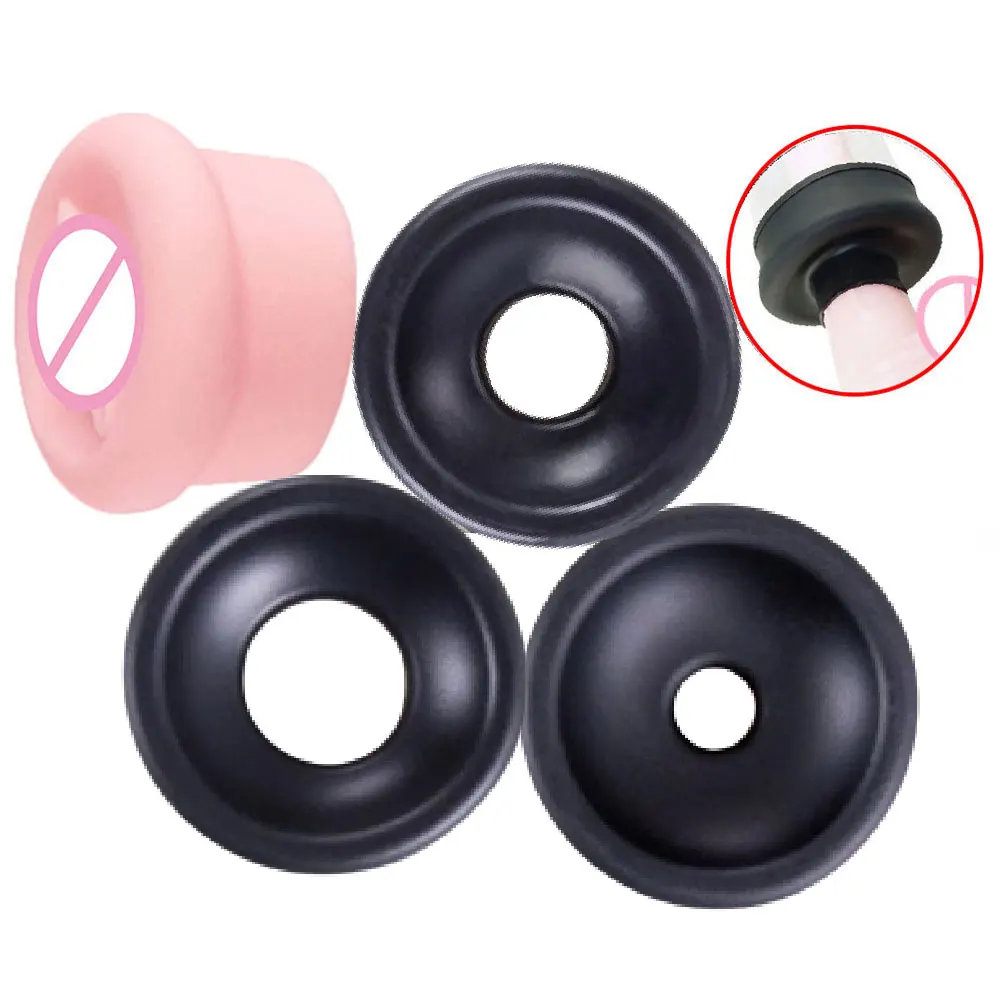 Penis Extender Accessory Kit - Silicone Ring, Vacuum Pump Silicone Sleeve Exercise Device - Booster Silicone Ring Sealing Slot