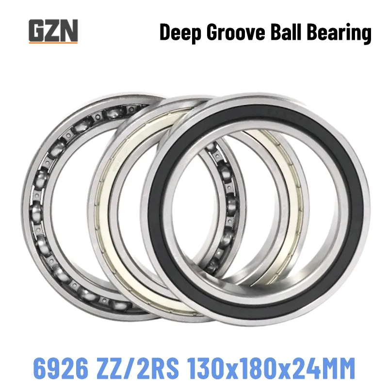 1PCS 6926 ZZ 6926-2RS ABEC-1 130x180x24 MM Thin-wall Deep Groove Ball Bearing Mechanical Equipment Bearings