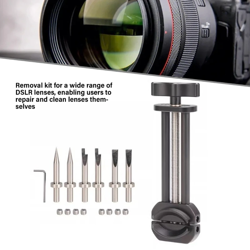 Camera Lens Vise Tool Precise Camera Lens Filter Fixing Tool, Easy to Use for Photography Enthusiasts Open Tool
